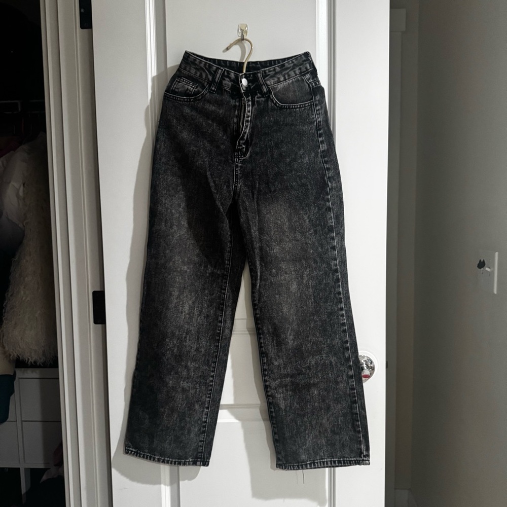 Women Waist Wide Leg Jeans